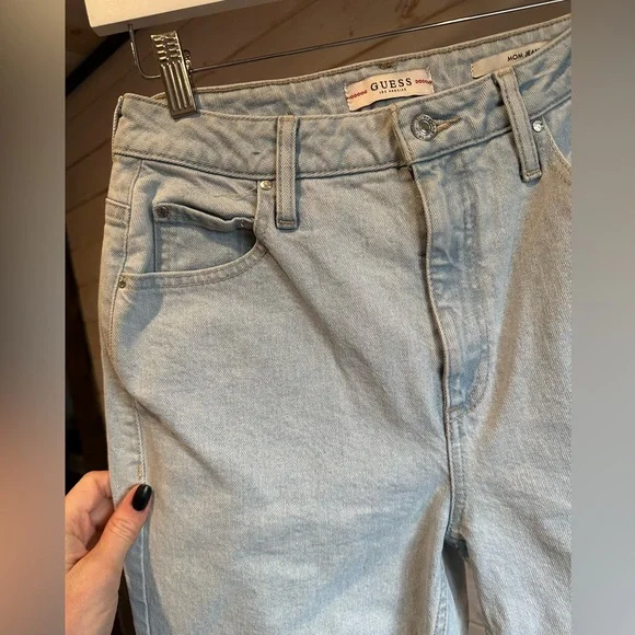 Guess | Light Wash Mom Jeans - Picture 7 of 11